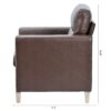 1 Seater Sofa - Brown - Image 6