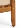 Peyton - Outdoor Loveseat And Coffee Table Set With Water Resistant Cushions - Teak - Image 19