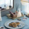 Plastic Charger Polypropylene Plate (Set of 8) - Blue / Gold - Image 3
