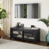 Cosmopolitan - TV Media Stand - Black - Image 7