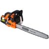 62Cc Gas Powered Chainsaw With 20" Oregon Chain & Bar 2 Cycle Petrol Handheld Cordless Design Epa Compliant - Orange - Image 6