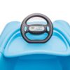 Bumper Car For Kids, 12V Dual Drive 1-6 Years Old Children's Electric Car With Pushrod Dinner Plate USB Bt Music Rocking Horse Mode Anti-Collision Bumper Ride On Car - Blue - Image 7