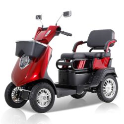 Heavy Duty 4 Wheel Mobility Scooters 500Lbs Capacity - Red
