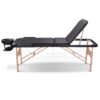 Massage Table Portable Massage Bed Lash Bed With Carrying Case Spa Table Height Adjustable, Salon Bed Face Cradle Bed - Black - Image 5