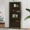Joshua Creek - High 5 Shelf Bookcase - Barnwood - Image 5
