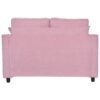 Modern Chaise Lounge Sofa Bed Upholstered Sofa Couch With Tufted Seat And Detachable Pillows For Living Room - Pink - Image 17