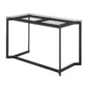 Masters - Modern Office Desk - Black / Clear - Image 3