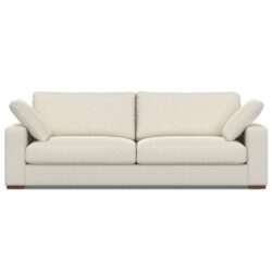Charlie - Deep Seater Sofa, Upholstered - Cream