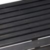 Alejandro - Acacia Wood Porch Swing With Slat Panel Seating - Dark Gray - Image 10