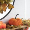 Velvet Weighted Pumpkin Ornament Decor For Holiday Harvest Festival Fall Festival & Thanksgiving (Set of 2) - Orange - Image 2