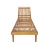 Nadine - Stylish Chaise Lounge Chair - Teak - Image 7