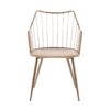 Winston - Farmhouse Chair - Antique Copper / White Washed - Image 5