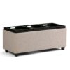 Avalon - Storage Ottoman - Natural - Image 3