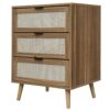 3 Drawer Cabinet, Suitable For Bedroom, Living Room, Study - Walnut - Image 11