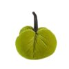 Velvet Weighted Pumpkin With Resin Stem Apple, Pumpkin Ornament Decor For Holiday Harvest Festival Fall Festival & Thanksgiving (Set of 2) - Green - Image 7
