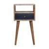 Mini Hand Painted Nightstand - Navy - Image 2