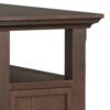 Acadian - Narrow Side Table With Drawer - Brown - Image 8