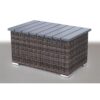 8 Person Outdoor Wicker Seating Set With Cushions - Brown / Gray - Image 7