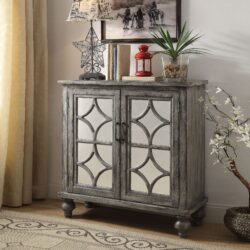Velika - Weathered Console Table - Gray