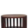 Ariella - Double Shelf Bedside Table - Chestnut - Image 5