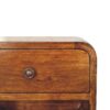 Mini Curve Floating Nightstand - Chestnut - Image 8