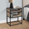 Accent Table, Side Modern - Taupe - Image 11