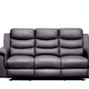 Reclining Sofa With Middle Console Slipcover, Stretch 3 Seat Reclining Sofa Covers - Black - Image 5