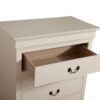 Traditional Style Storage Chest - Beige - Image 4