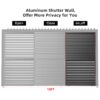 Louver Grille 1 / 3 10Ft Frame & Louvers - Black - Image 3