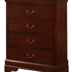 4 Drawer Chest Traditional Style - Cherry