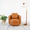 Dylan - Swivel Chair - Cognac - Image 7