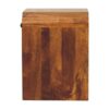 Newton - Mini Nightstand With A Drawer And Open Shelf - Brown - Image 8