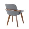 Cosmo - Mid-Century Chair - Walnut / Gray - Image 3