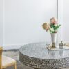 Unique Capiz Coffee Table & Pedestal Base - Multi - Image 9