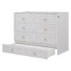 Full Size Murphy Bed With Large Drawers, Space Saving Design - White - Image 10