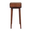 Mini Dressing Table With Foldable Mirror - Caramel - Image 7