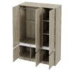 6 Doors Wardrobe Storage For Bedroom - Nature - Image 3