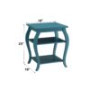 Becci - Accent Table - Teal - Image 5