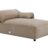 Veata - Suede Sectional Sofa With Right Hand Facing Chaise - Light Brown - Image 2