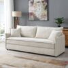 Elisea - Sleeper Sectional Sofa With 2 Toss Pillows - Beige - Image 7