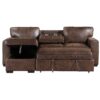 Territory - Reversible Pull Out Sofa Bed - Coffee - Image 2