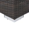 Santa Rosa - Outdoor Ottoman With Water Resistant Cushion - Multi Brown / Beige - Image 7