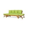 Outdoor Expandable Daybed & Cushions - Teak - Image 7