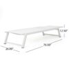 Myers - Chaise Lounge Ultimate Comfort - White - Image 3