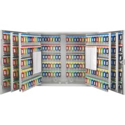 600 Key Adjustable Key Cabinet With Key Lock - Gray
