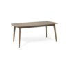 Modern Outdoor Dining Set With Expandable Acacia Wood Table And Iron Chairs - Gray - Image 14