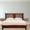 Floating Curved Bedside Table - Chestnut - Image 10