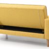 Vibrant Contemporary Loveseat Bed - Yellow - Image 3