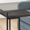Accent Table, C - Shaped, Versatile Design - Black - Image 8