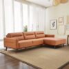 Ella - L-Shaped Right Sectional Couch - Cognac - Image 7